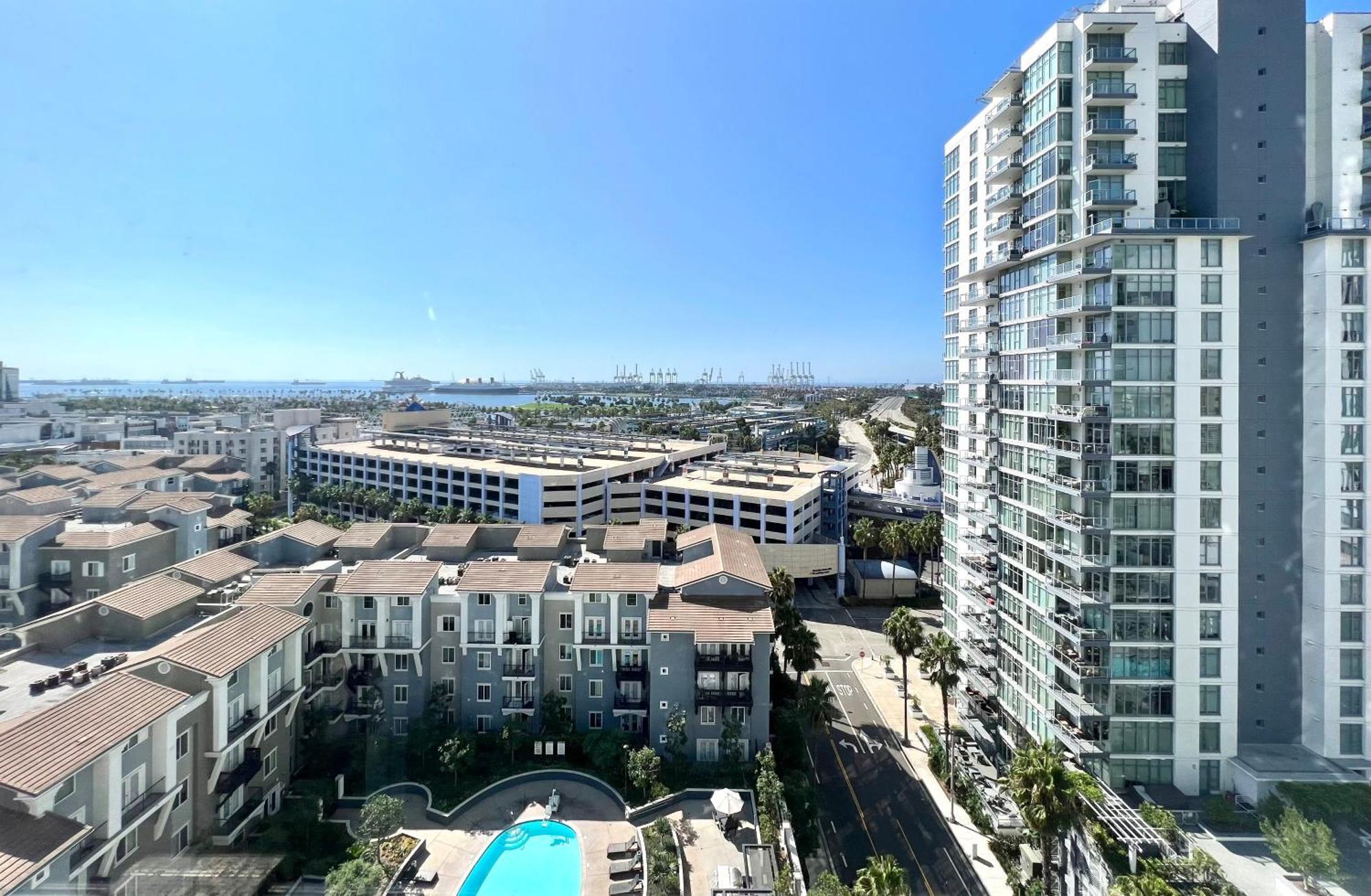 Your Penthouse Ocean View With City Lights And Queen Mary Too Long Beach Exterior foto
